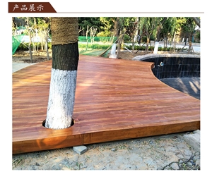 青岛木塑地板树池