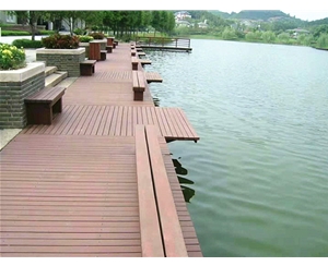 青岛塑木地板景观工程